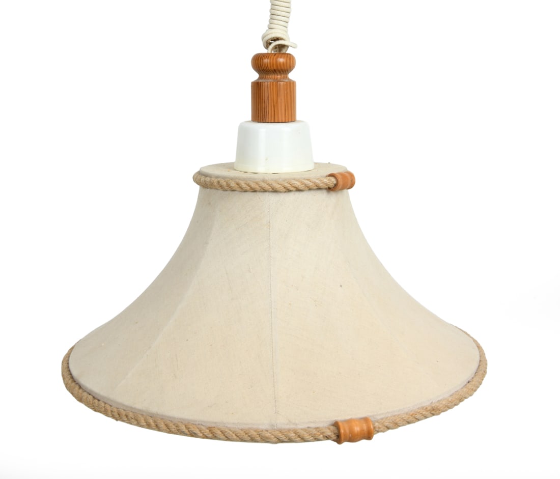 ATTR. MARKSLOJD SWEDISH PINE PENDANT LIGHT 1970S (1 of 11)