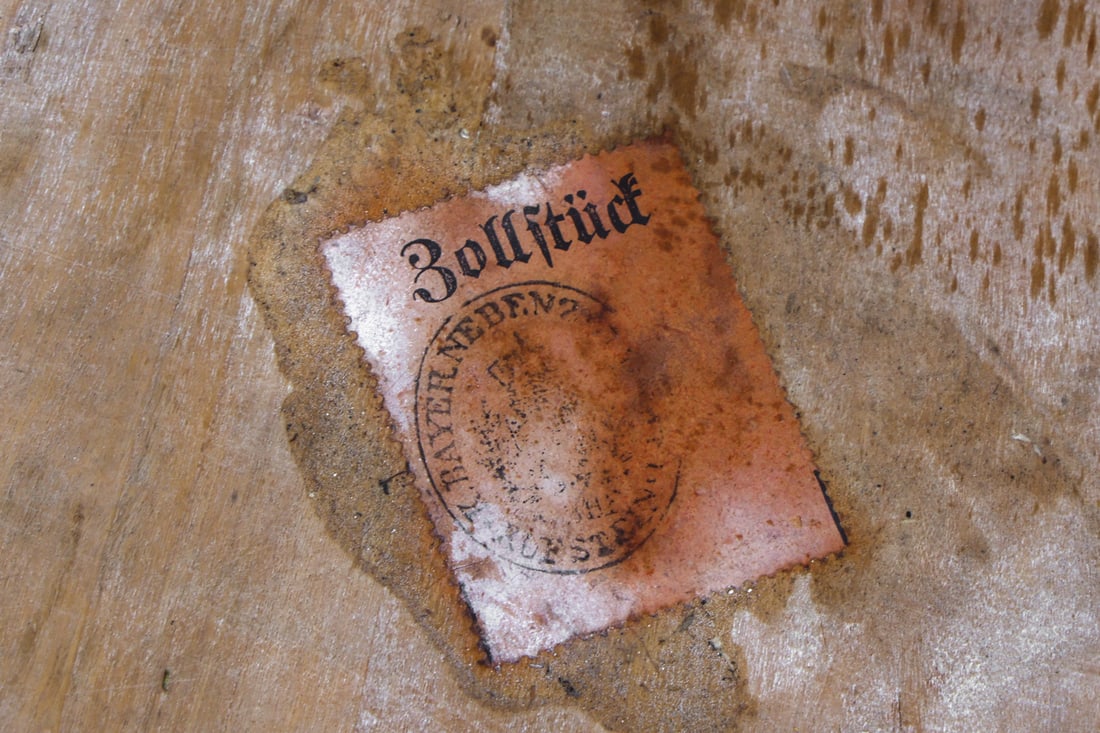 GERMAN BIEDERMEIER WALNUT SIDE TABLE - 19