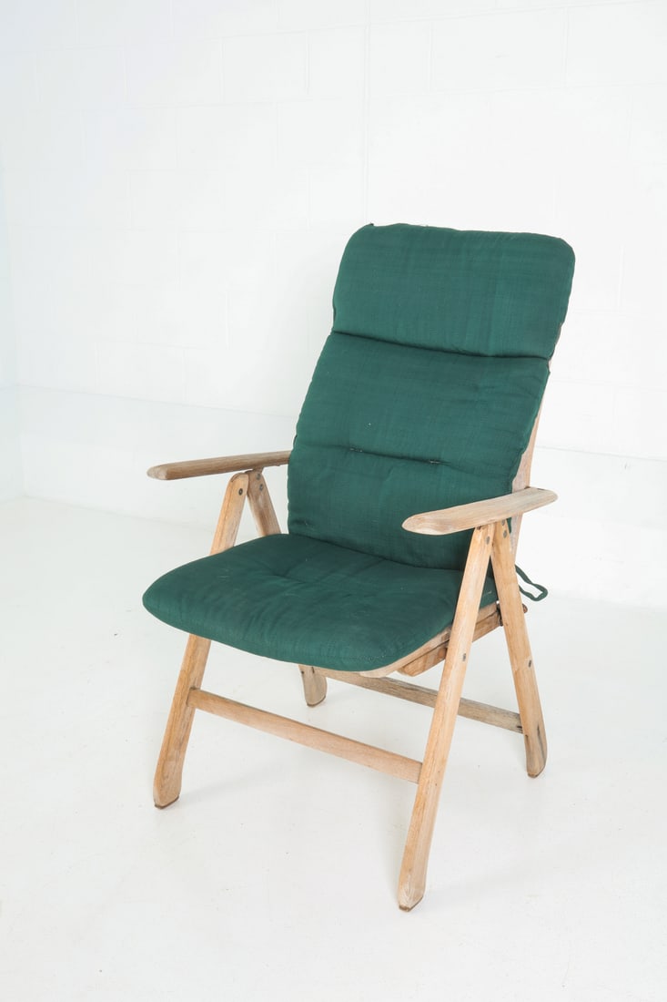 BROWN JORDAN MISSION TEAK TABLE & CHAIRS - 13