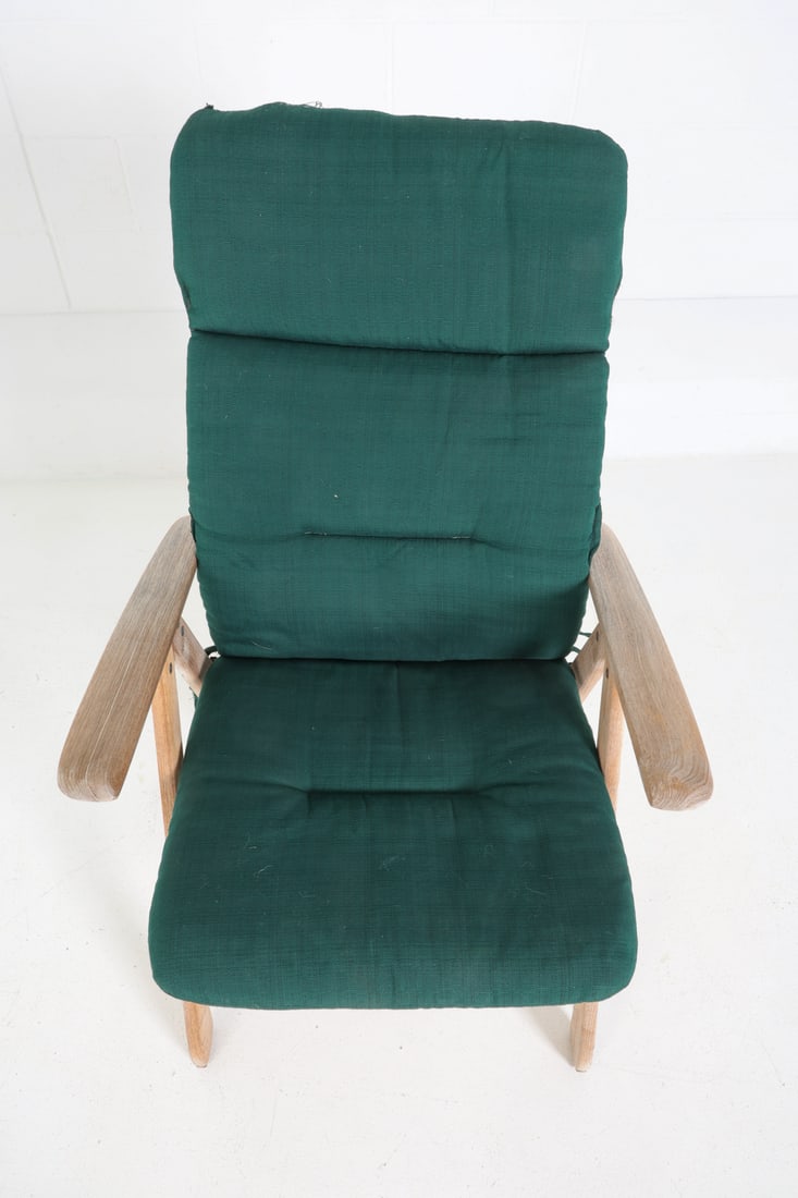 BROWN JORDAN MISSION TEAK TABLE & CHAIRS - 14