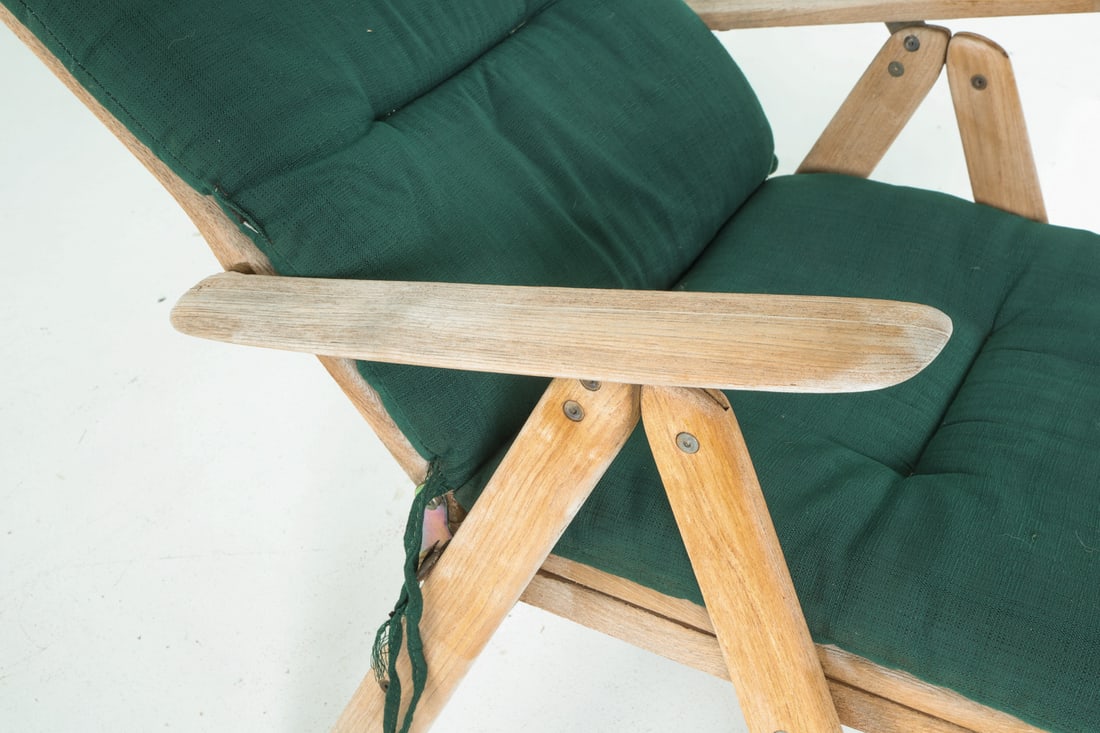 BROWN JORDAN MISSION TEAK TABLE & CHAIRS - 17