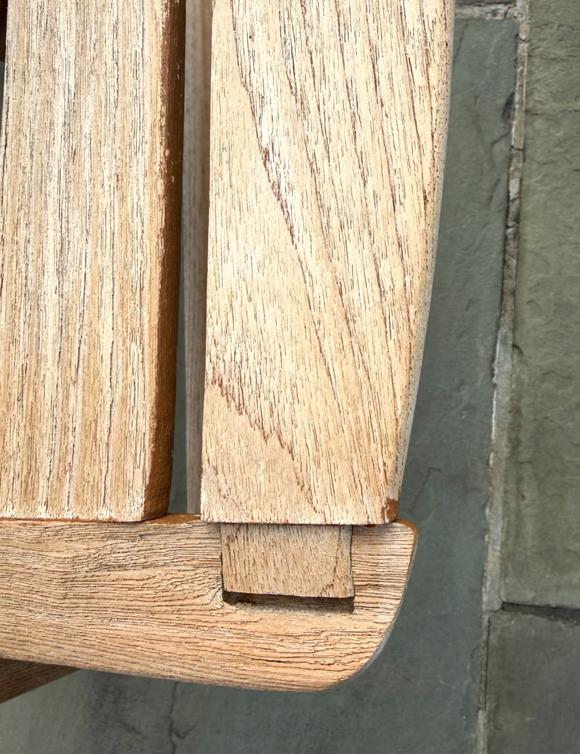 BROWN JORDAN MISSION TEAK TABLE & CHAIRS - 9