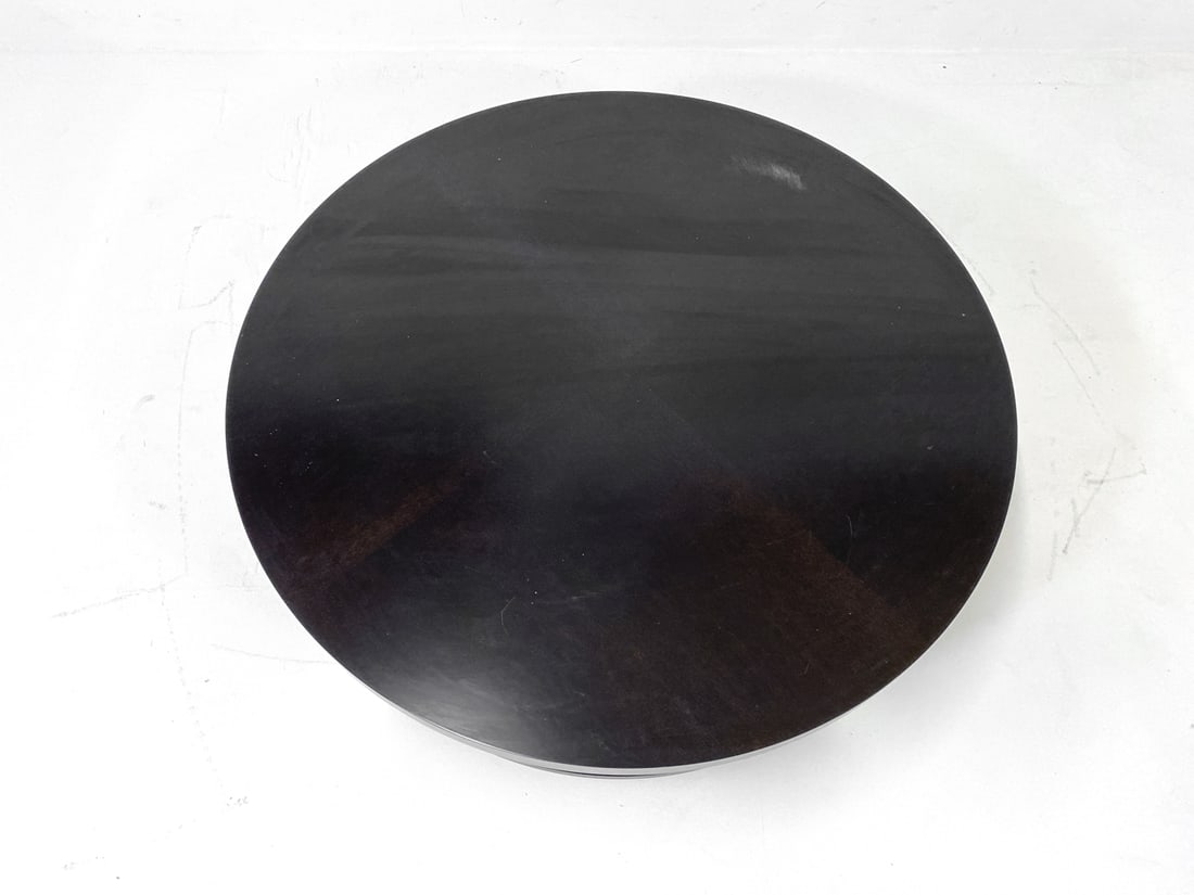 CONTEMPORARY EBONIZED COFFEE TABLE - 4