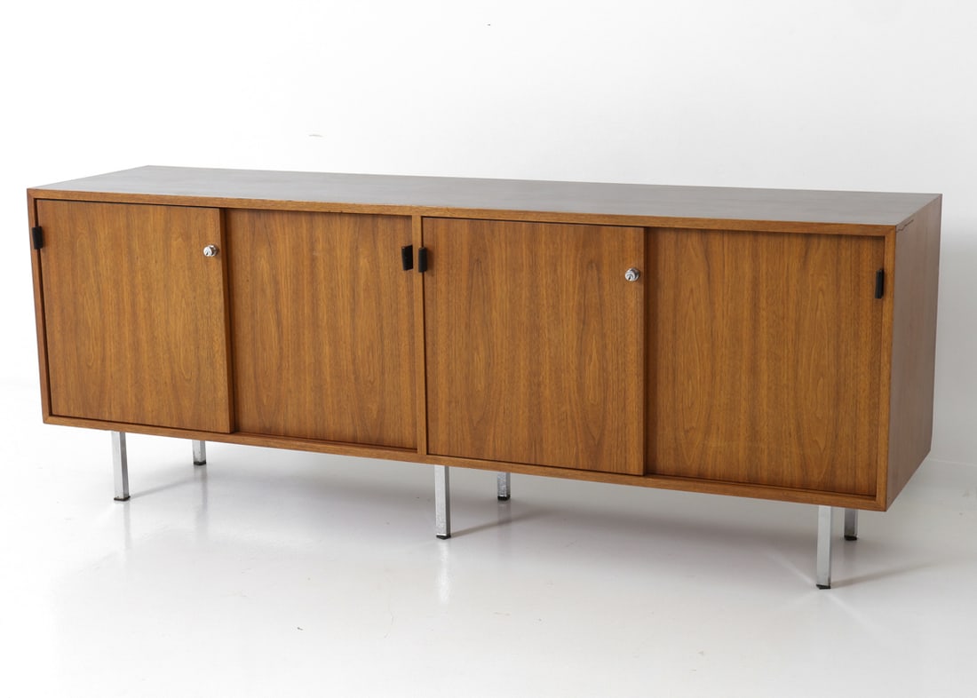 FLORENCE KNOLL WALNUT SIDEBOARD C. 1960S (1 of 19)