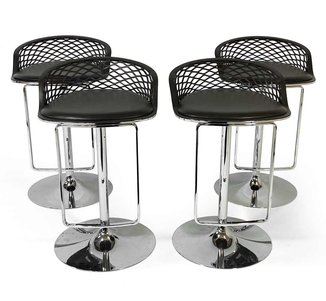 (4) FRANCO POLI FOR MATTEOGRASSI ARETE BAR STOOLS (1 of 12)