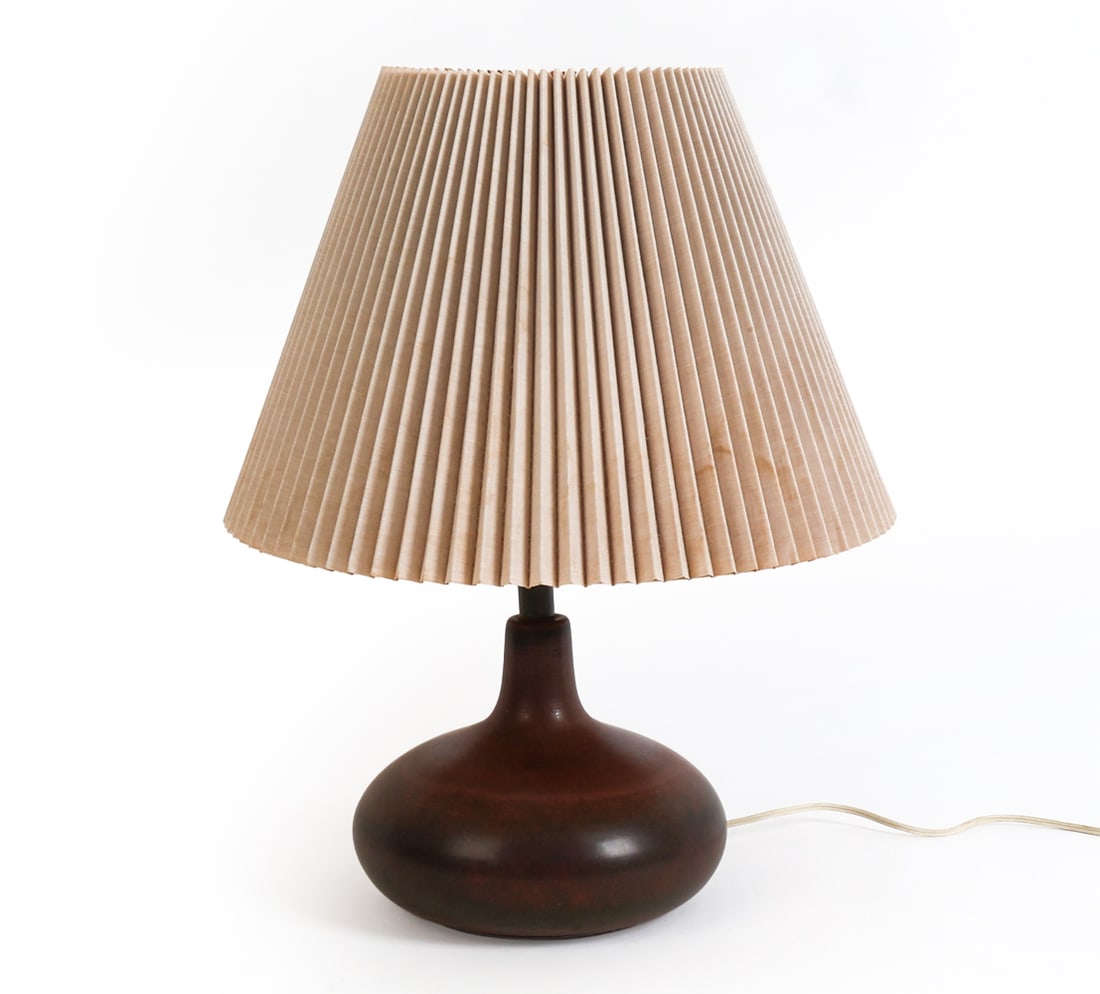 LOTTE & GUNNAR BOSTLUND CERAMIC TABLE LAMP (1 of 13)