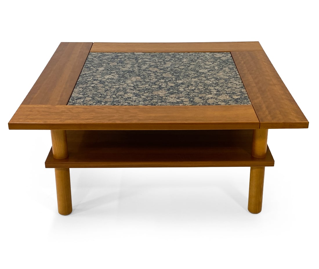 GANGSO DANISH BIRCH & STONE COFFEE TABLE (1 of 9)