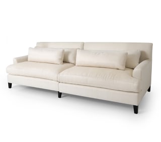 BAKER STYLE CUSTOM UPHOLSTERED SOFA
