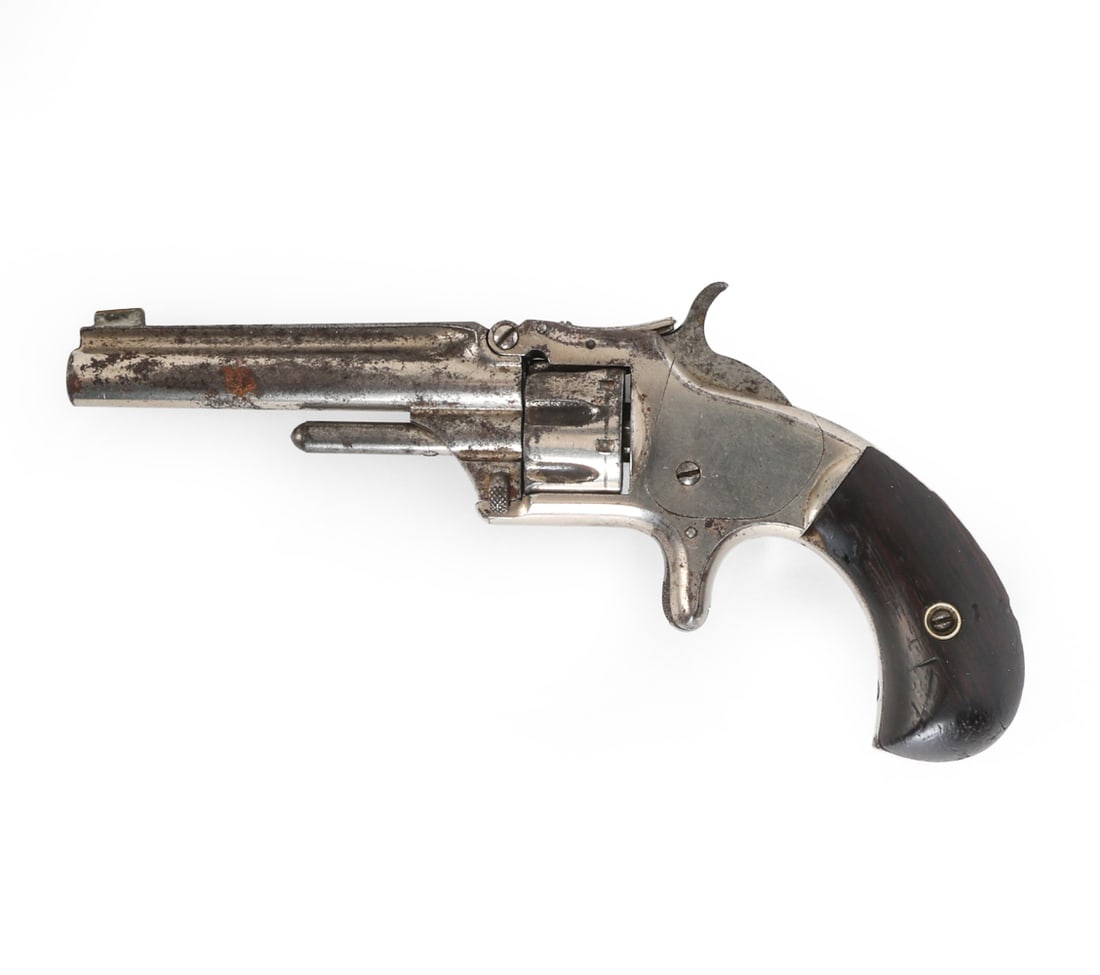ANTIQUE SMITH & WESSON THIRD MODEL REVOLVER (1 of 17)
