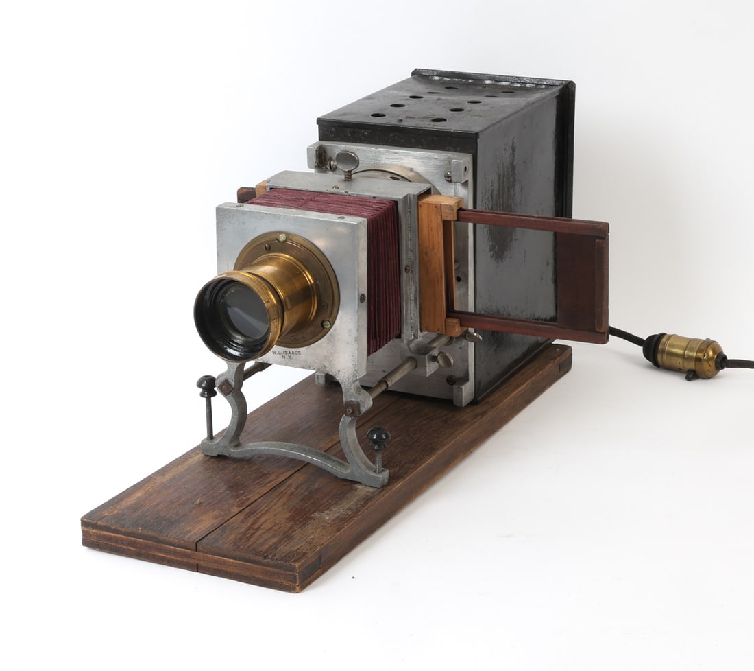 ANTIQUE FRENCH MAGIC LANTERN SLIDE PROJECTOR (1 of 18)