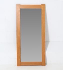 SCANDINAVIAN PINE WALL MIRROR 1960'S