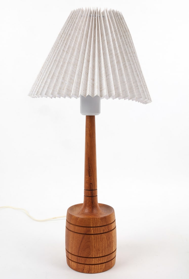 AB STILARMATUR SWEDISH TEAK TABLE LAMP C. 1960S (1 of 10)