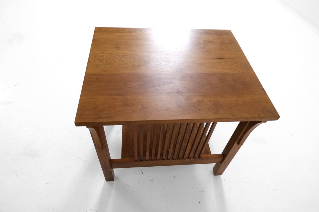 STICKLEY SPINDLE CHERRY SIDE TABLE MODEL 747 - 12