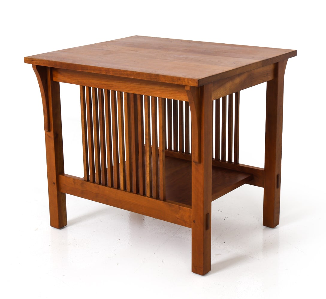 STICKLEY SPINDLE CHERRY SIDE TABLE MODEL 747 - 2