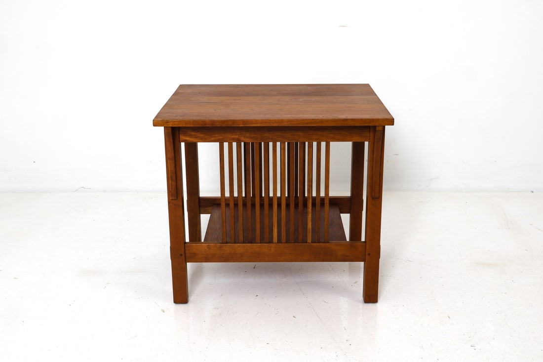 STICKLEY SPINDLE CHERRY SIDE TABLE MODEL 747 - 3