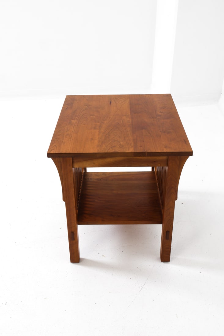 STICKLEY SPINDLE CHERRY SIDE TABLE MODEL 747 - 5