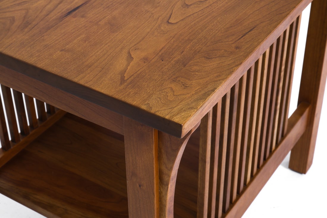 STICKLEY SPINDLE CHERRY SIDE TABLE MODEL 747 - 8