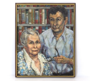 MILTON WRIGHT O/C PORTRAIT PAINTING