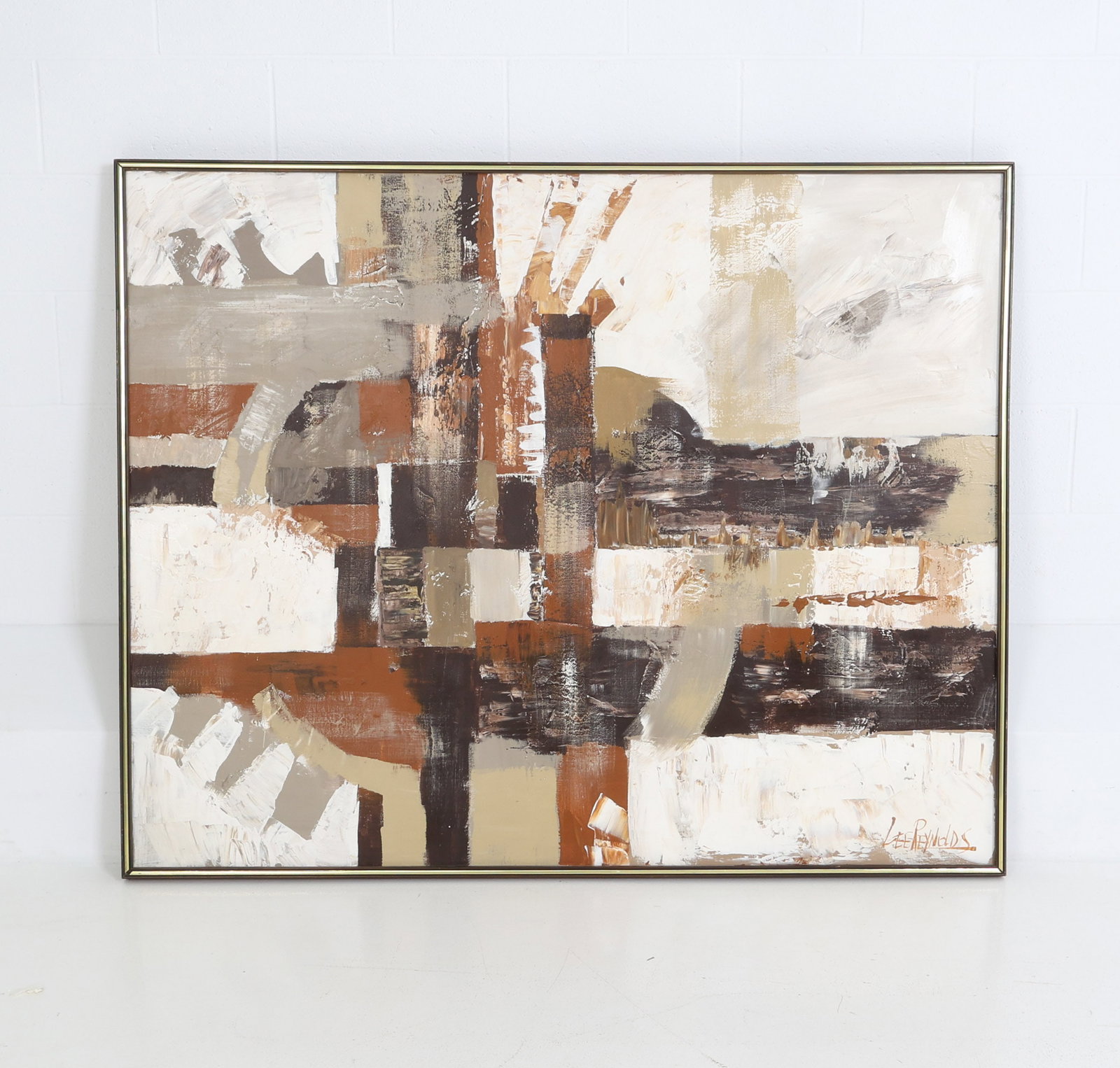 LEE REYNOLDS (1936-2017) ABSTRACT PAINTING O/C (1 of 14)