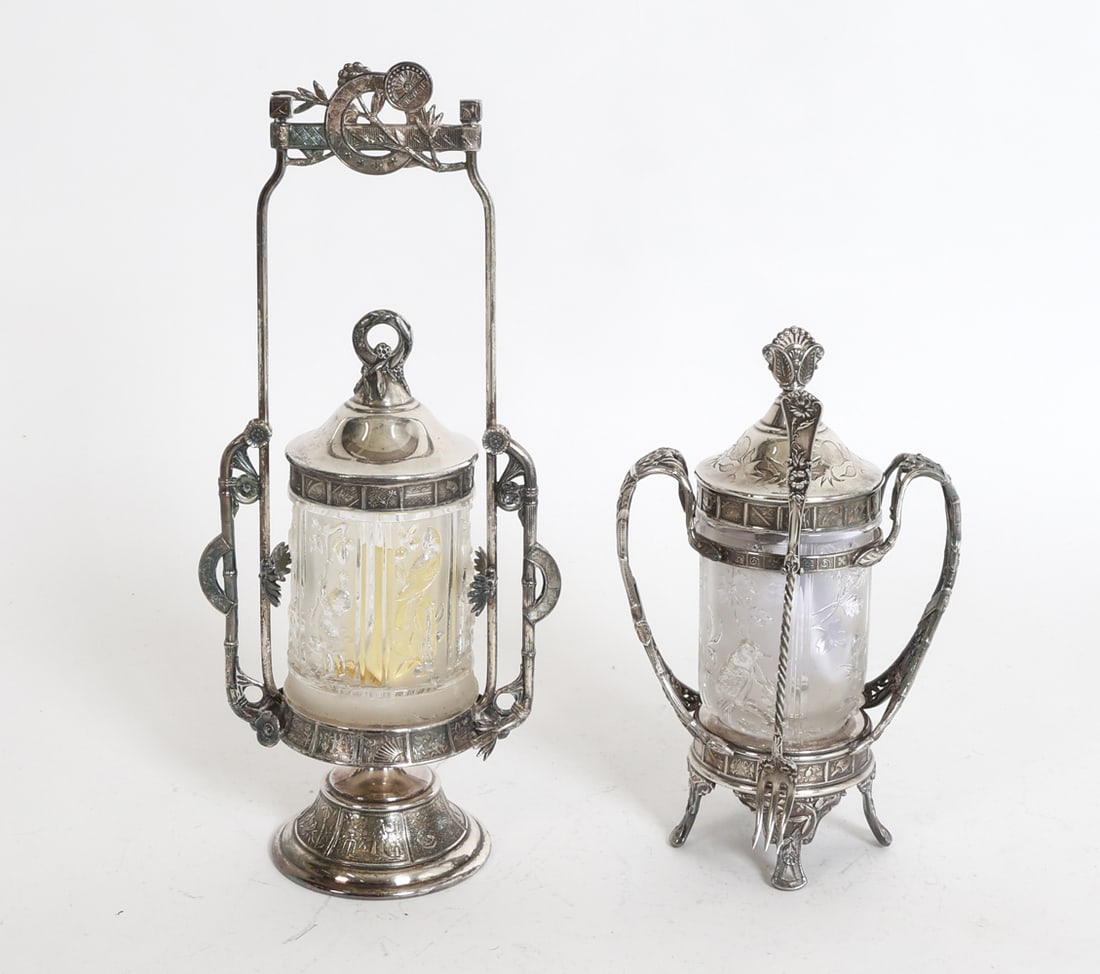 REED & BARTON SILVER PLATE PICKLE CASTOR GROUP (1 of 20)