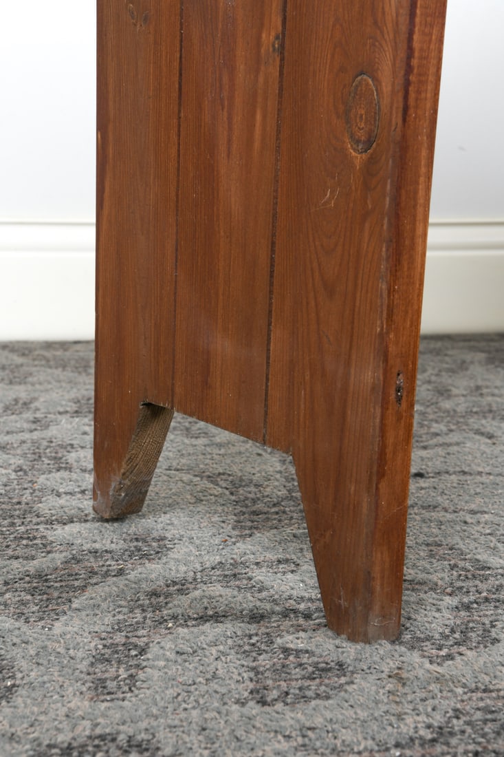 SCANDINAVIAN RUSTIC PINE BENCH - 4