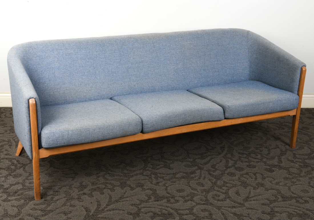 SKALMA DANISH OAK & WOOL SOFA (1 of 12)