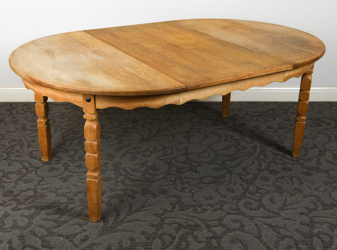 HENNING KJAERNULF DANISH OAK DINING TABLE 1970S (1 of 13)