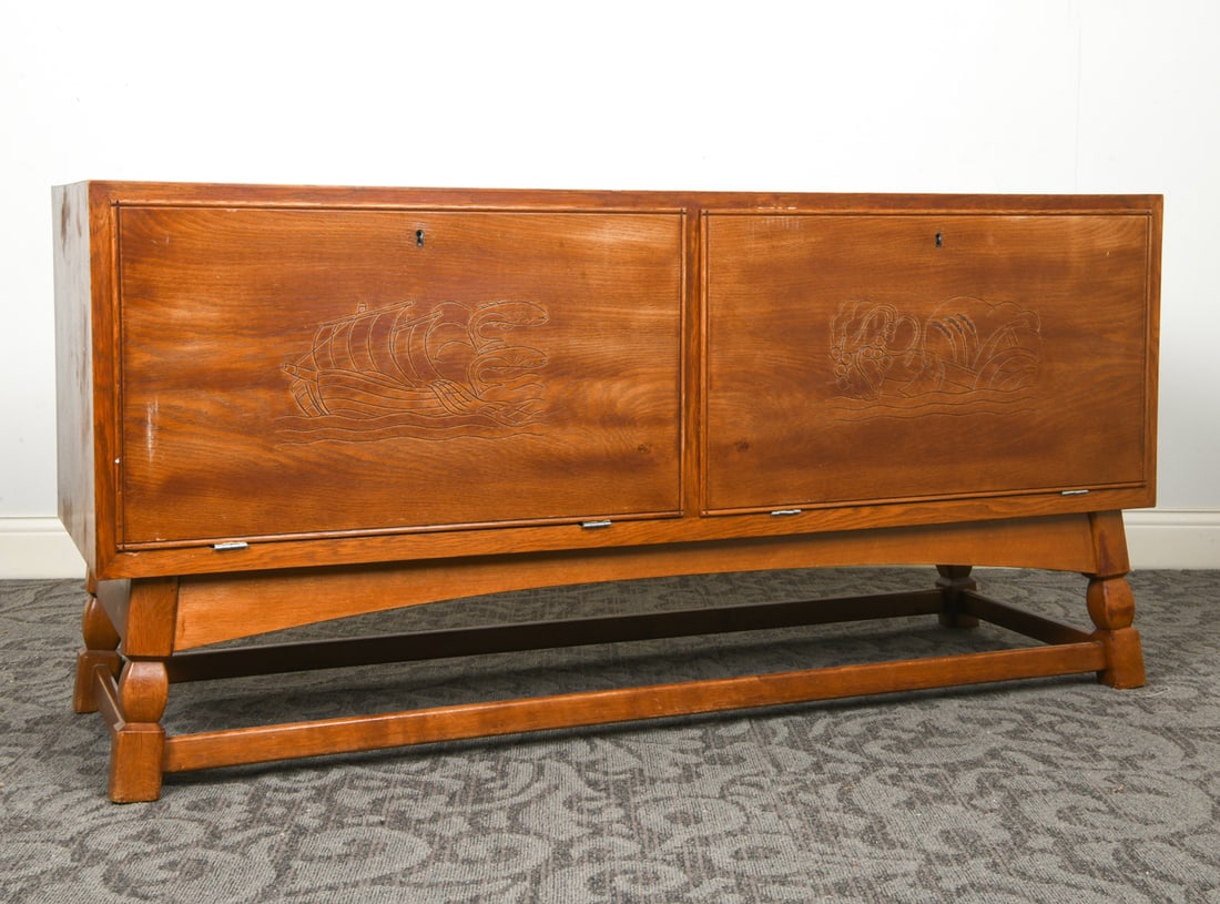 SCANDINAVIAN OAK SIDEBOARD C. 1960S (1 of 12)
