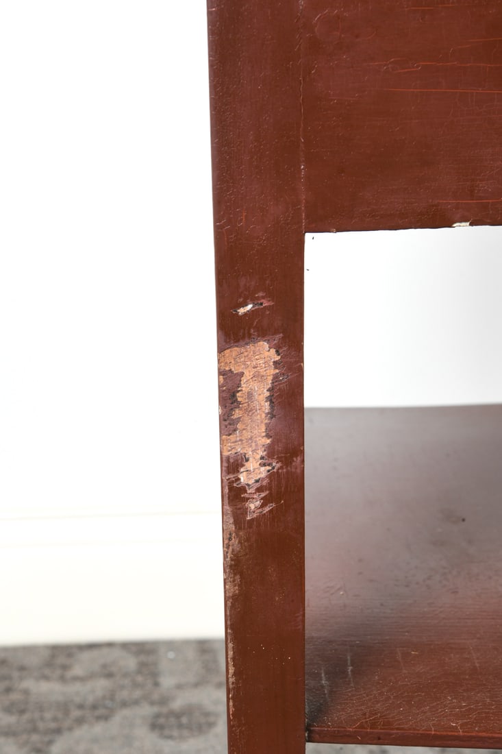 SWEDISH PAINT DECORATED SIDE TABLE - 8