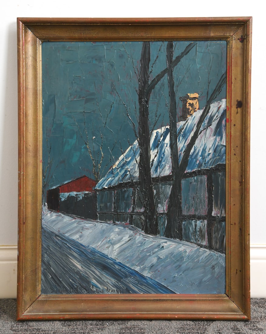 DANISH WINTER LANDSCAPE O/B (1 of 6)