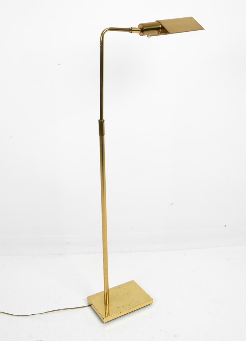 KOCH & LOWY BRASS PHARMACY FLOOR LAMP 1960S (1 of 10)