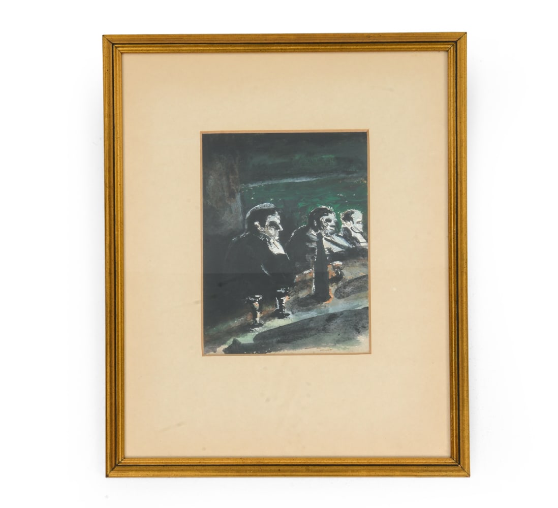 ALAN POST (1914-2011) MIXED MEDIA (1 of 4)