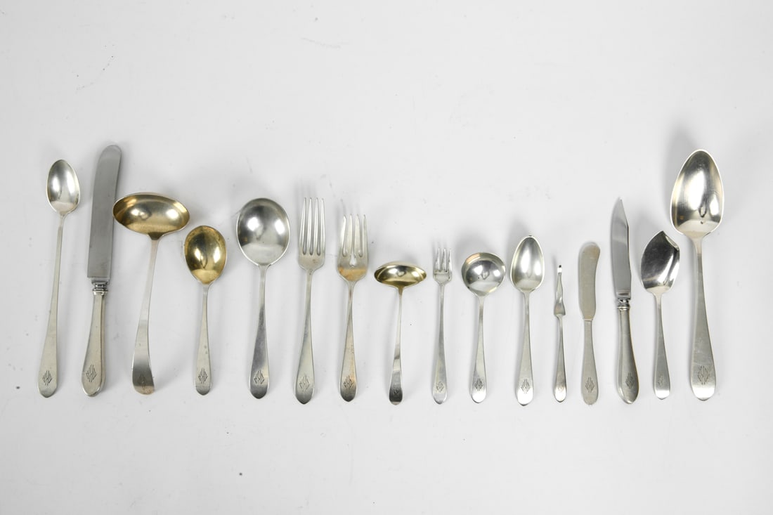 GORHAM STERLING SILVER FLATWARE SET - 14