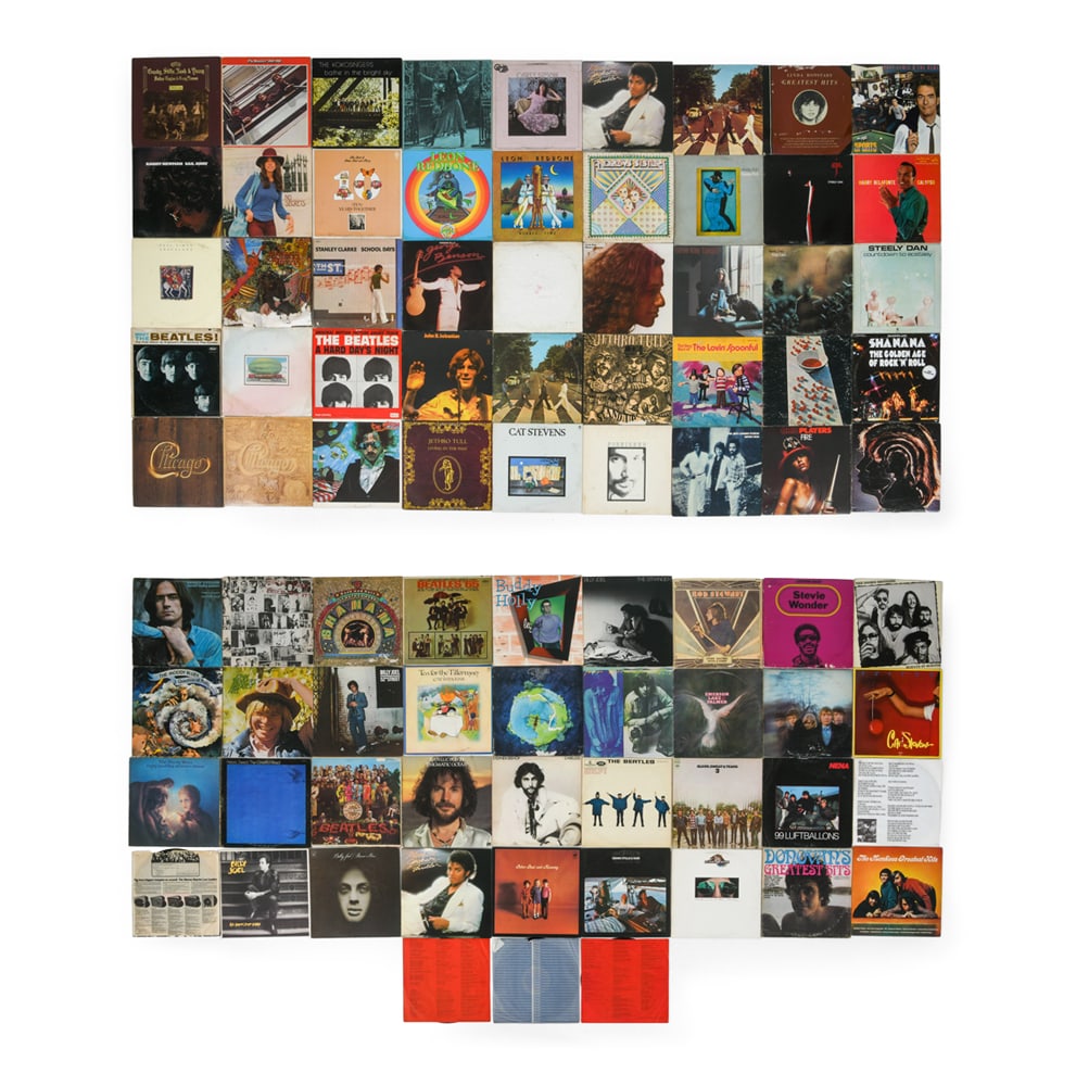 GROUPING OF CLASSIC ROCK RECORDS (1 of 18)