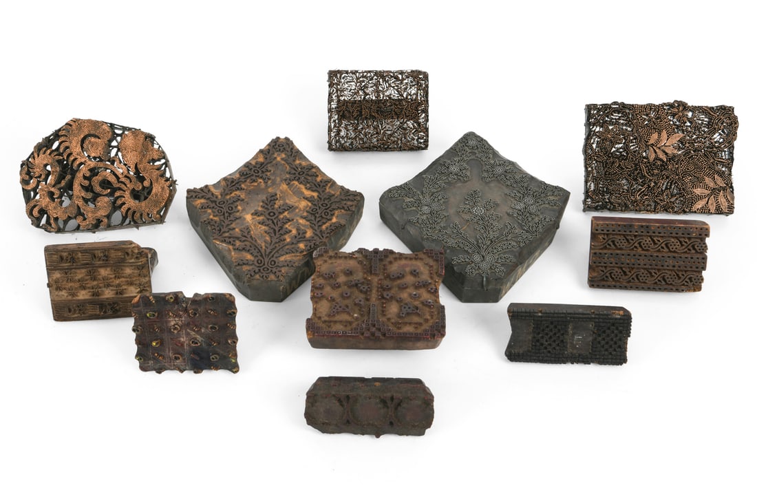 GROUPING OF INDONESIAN BATIK PRINTING BLOCKS (1 of 18)