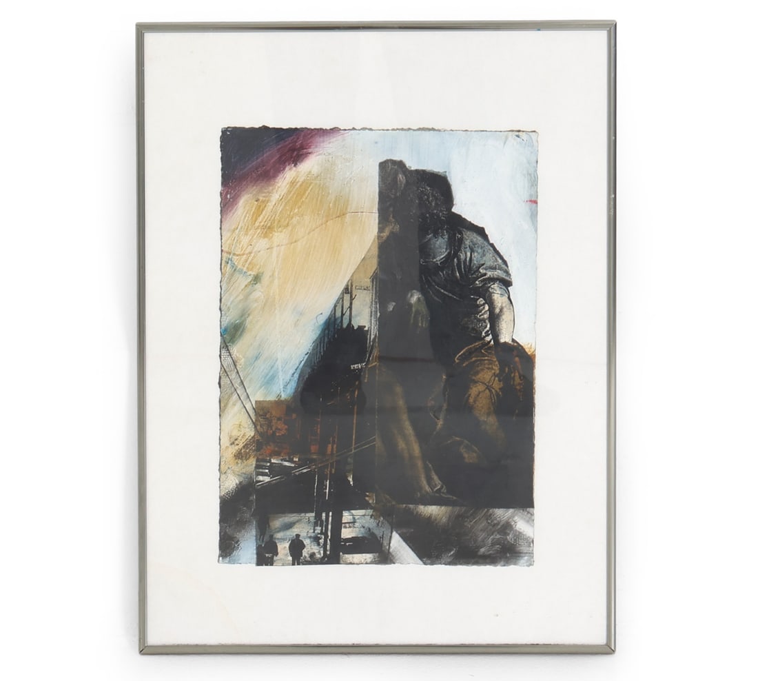 SUSAN BARNES (20TH C.) MIXED MEDIA ON PAPER (1 of 8)