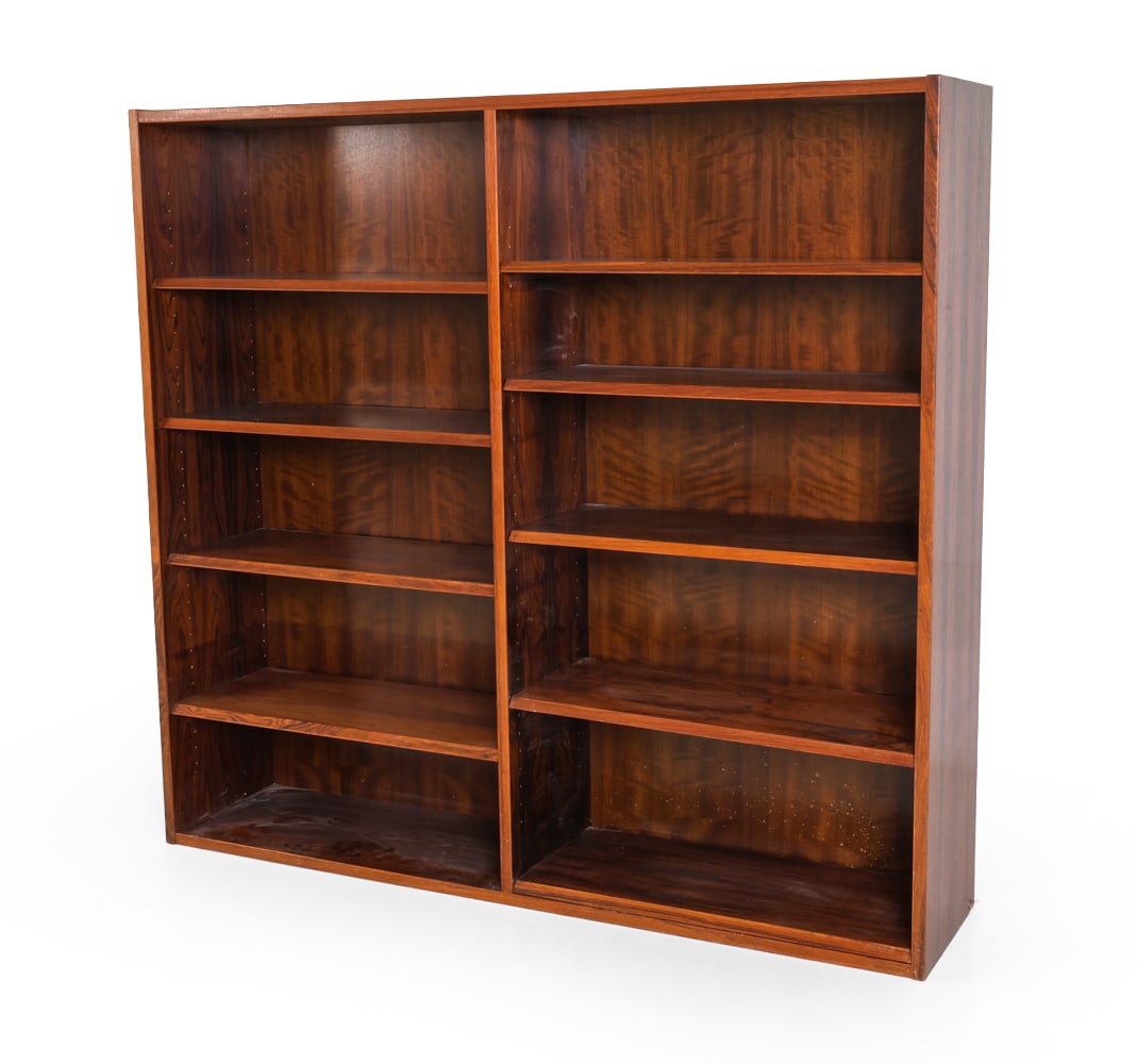 POUL HUNDEVAD DANISH ROSEWOOD BOOKCASE C. 1970S (1 of 18)