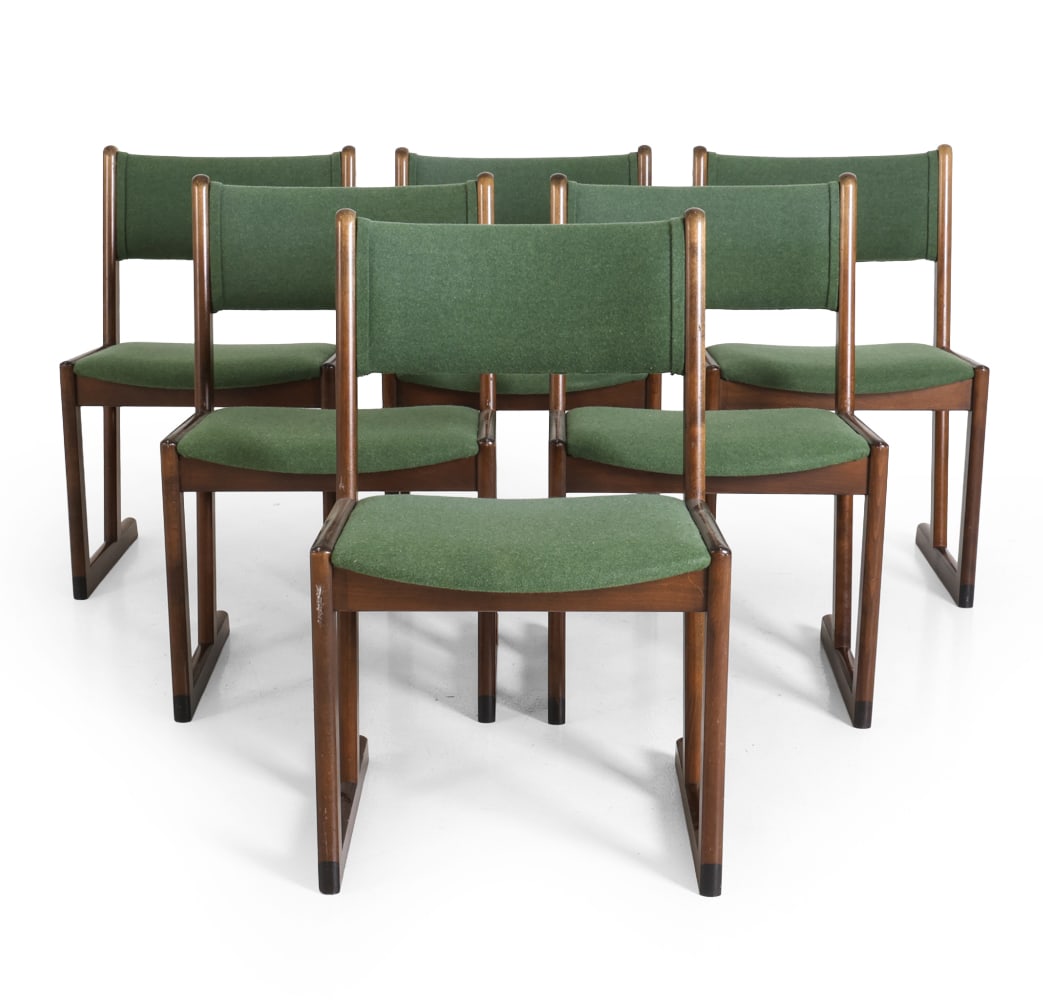 (6) GANGSO MOBLER STYLE DANISH DINING CHAIRS 1970S (1 of 13)