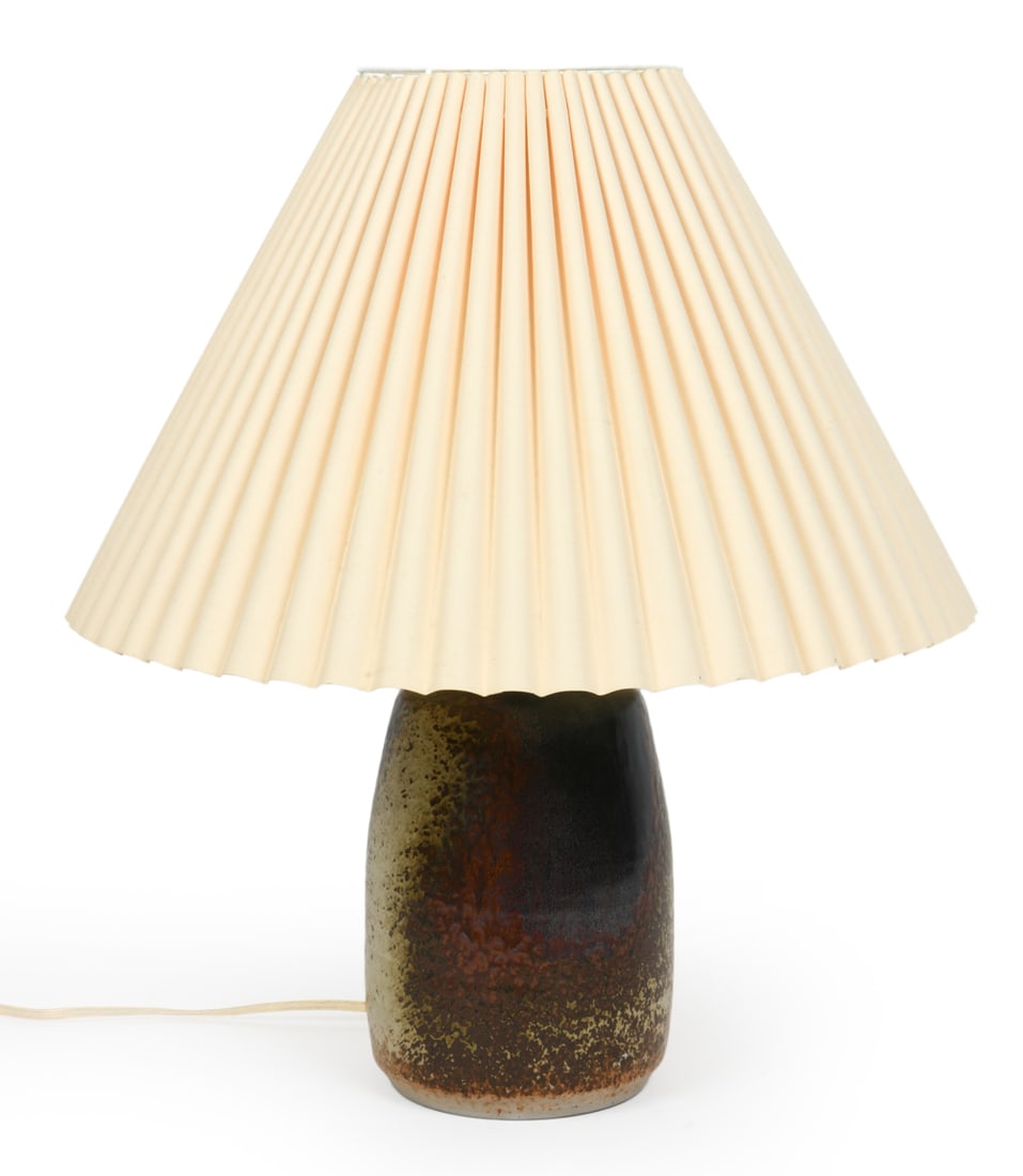 BAHNE DANISH CERAMIC TABLE LAMP C. 1970S (1 of 10)