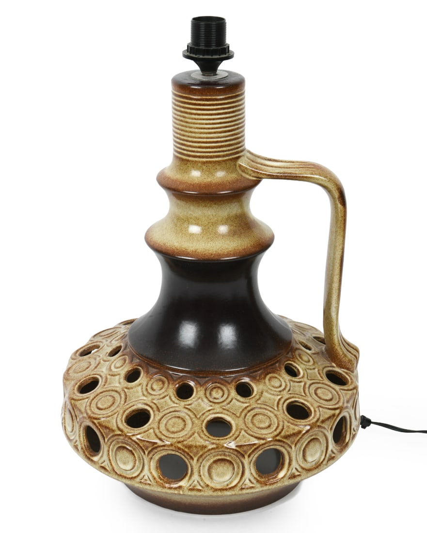 STEIN-KERAMIK WEST GERMAN CERAMIC TABLE LAMP (1 of 14)