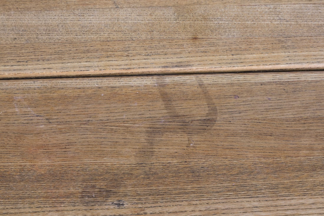 BRUTALIST STYLE TEAK EXTENDING DINING TABLE - 10
