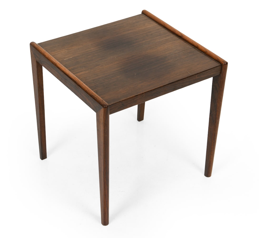 HANSEN STYLE DANISH ROSEWOOD SIDE TABLE C. 1960S (1 of 14)