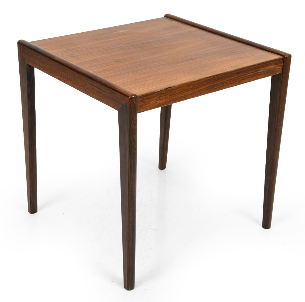 HANSEN STYLE DANISH ROSEWOOD SIDE TABLE C. 1960S (1 of 14)