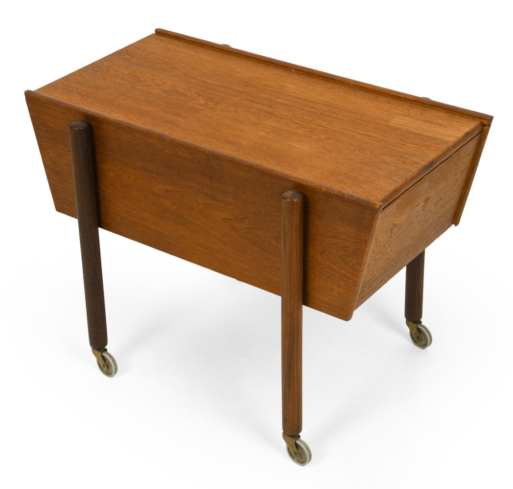 DANISH TEAK SEWING CHEST C. 1960S (1 of 15)