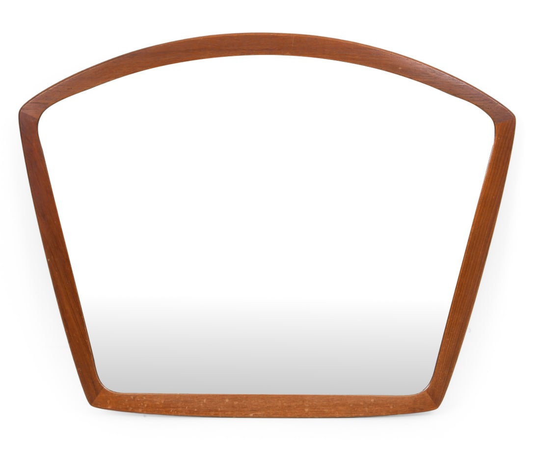 DANISH TEAK WALL MIRROR C. 1970S (1 of 4)