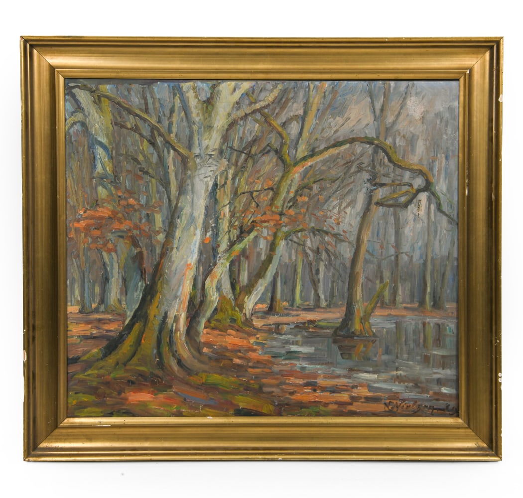 DANISH FOREST LANDSCAPE O/C (1 of 5)