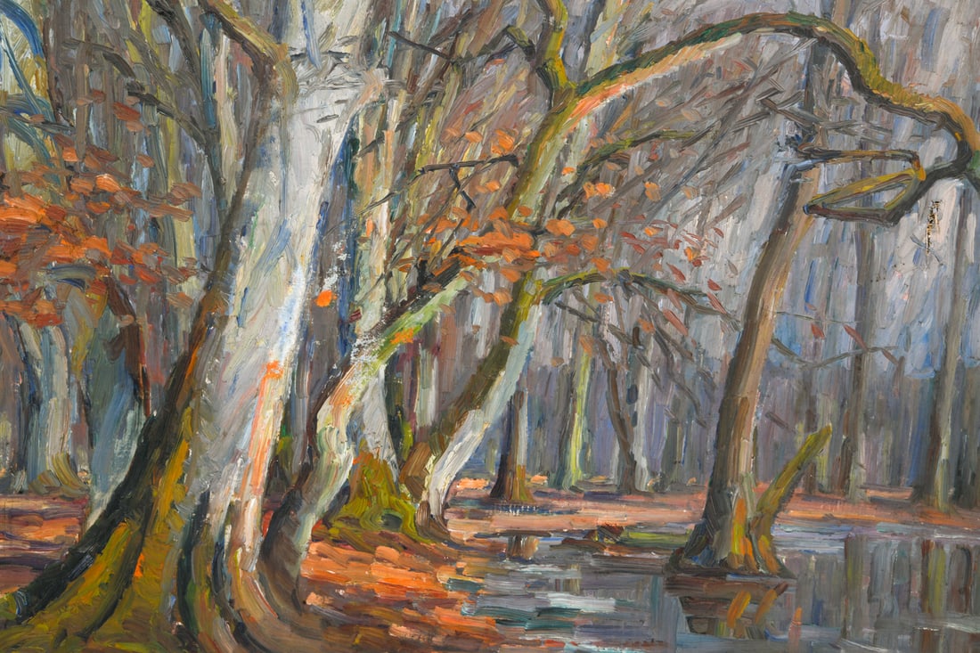 DANISH FOREST LANDSCAPE O/C - 2