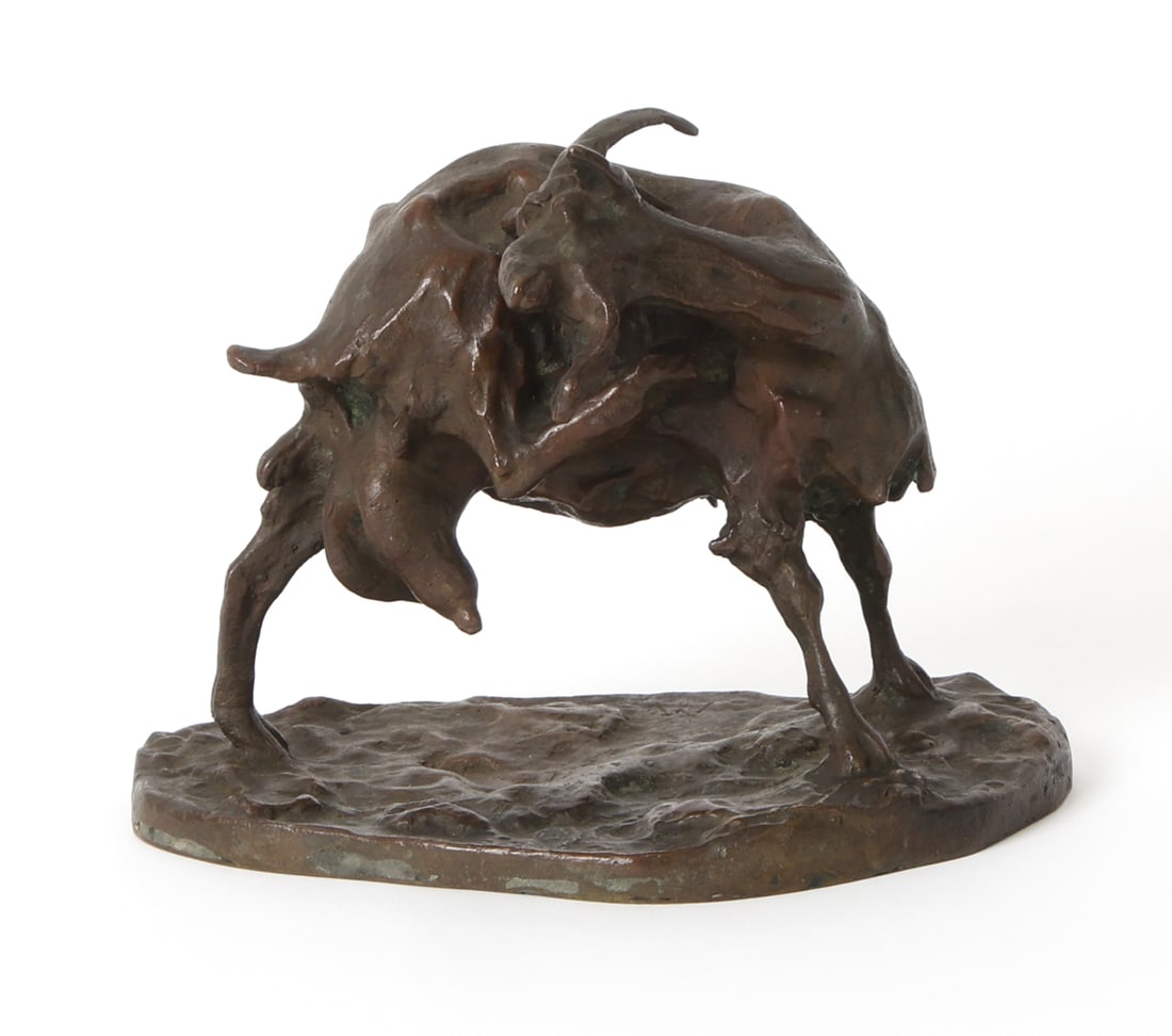 ATTR. ERNESTO BAZZARO GOAT SCULPTURE (1 of 11)