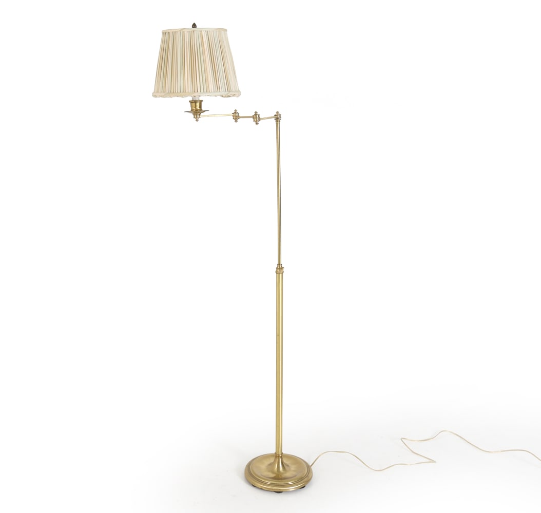 ARTICULATED BRASS FLOOR LAMP (1 of 13)
