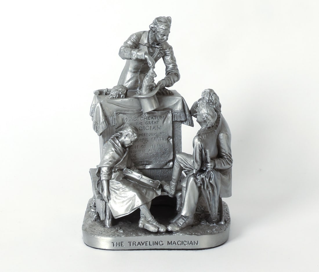 AFTER JOHN ROGERS TRAVELING MAGICIAN SCULPTURE (1 of 16)